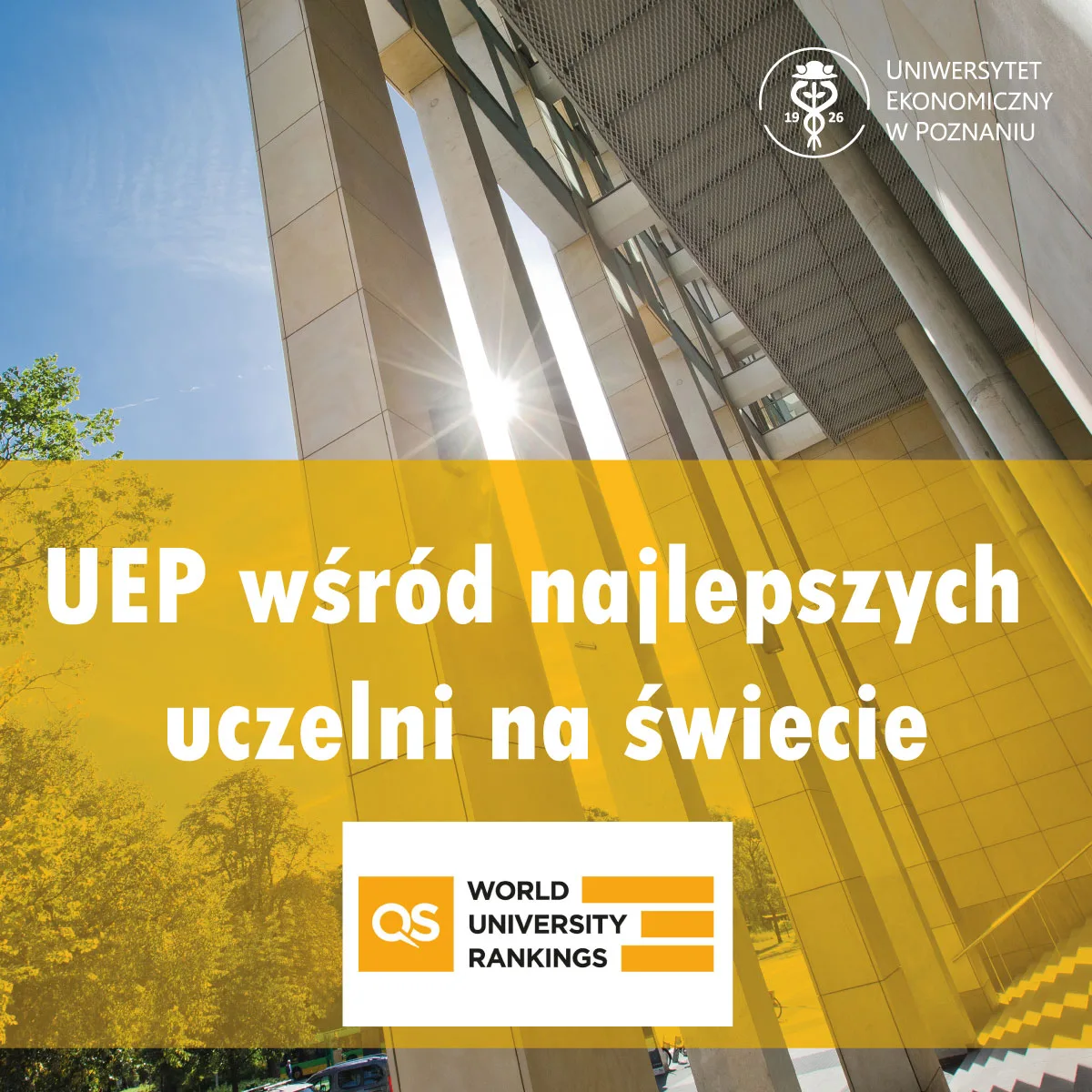 Uep Wśród Najlepszych Uczelni Na świecie Wyniki Qs World Ranking By Subject 2022 Uniwersytet 