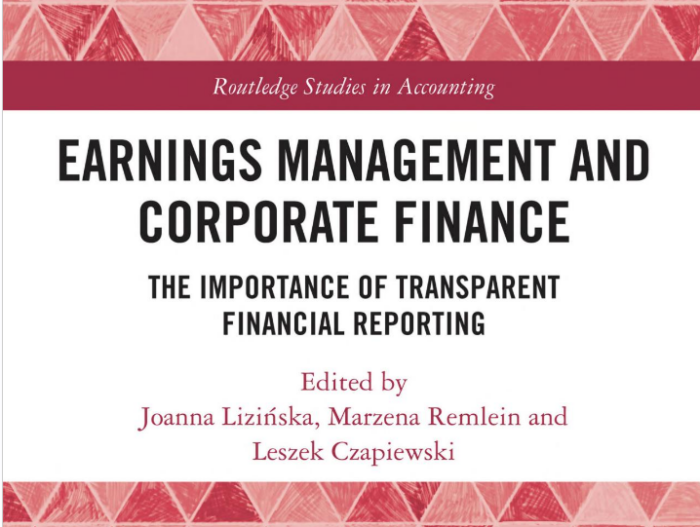 Publication: Dissecting earnings management strategies: why, how and when?